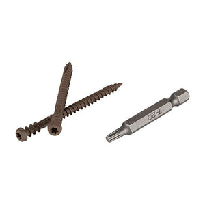 TIMBERTECH SCREW WALNUT 100SF