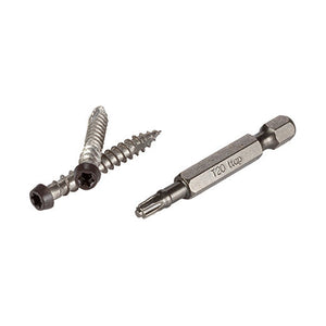 AZEK FASCIA SCREW DARK BROWN 30LF