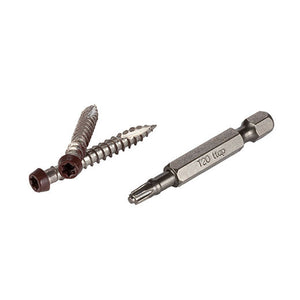 AZEK FASCIA SCREW DARK RED 30LF