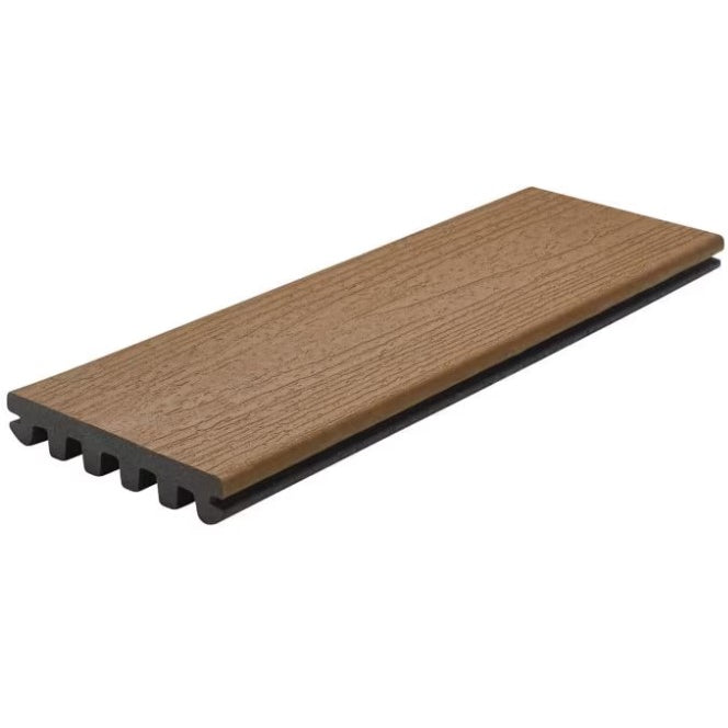 1" x 6" x 20' Trex Enhance Grooved Decking, Beach Dune