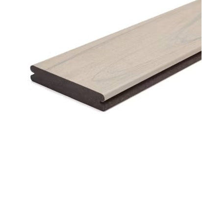 1" x 6" x 20' Trex Transcend Lineage Grooved, Salt Flat