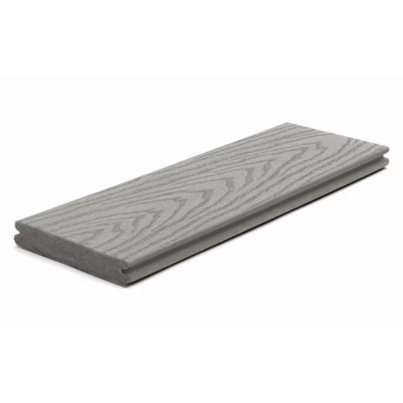 Trex Select Grooved Decking Pebble Grey 1 in x 6 in x 12 ft