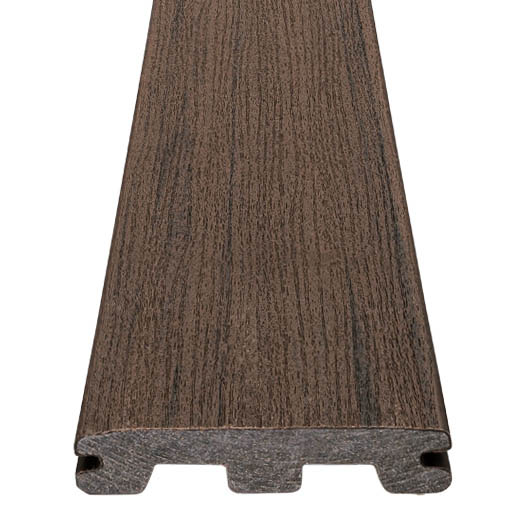 TIMBERTECH PRIME PLUS GROOVED DECKING DARK COCOA 1 in x 6 in x 12 ft