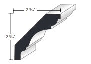 3/4” X 3 1/2” Oak Crown Mould