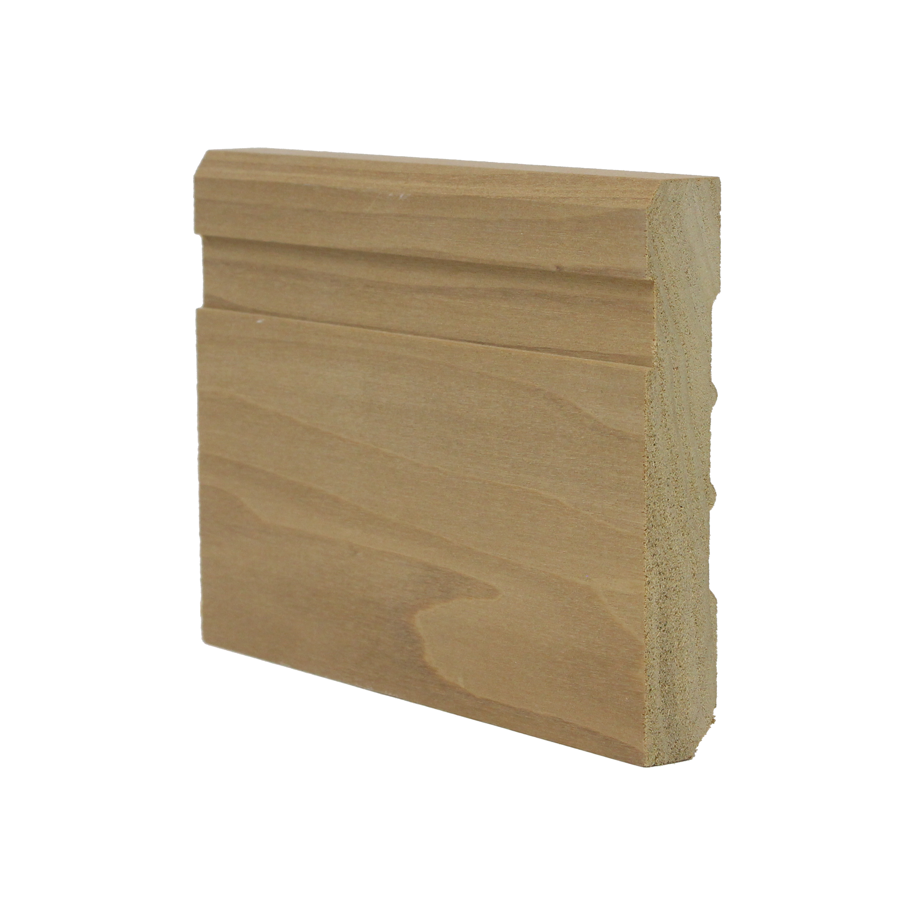11/16” X 4 1/4” Poplar Modern Baseboard Trim