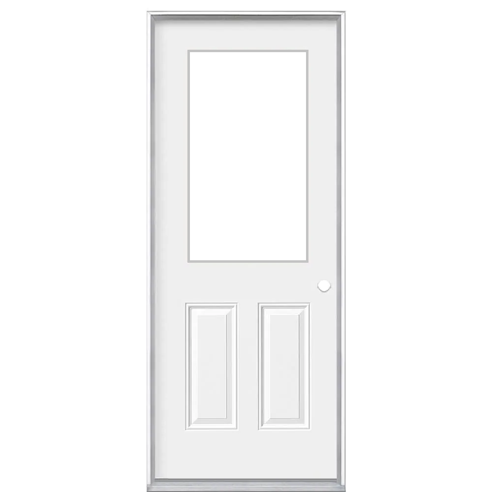 32" Steel Utility Door, 1 Lite Left Hand