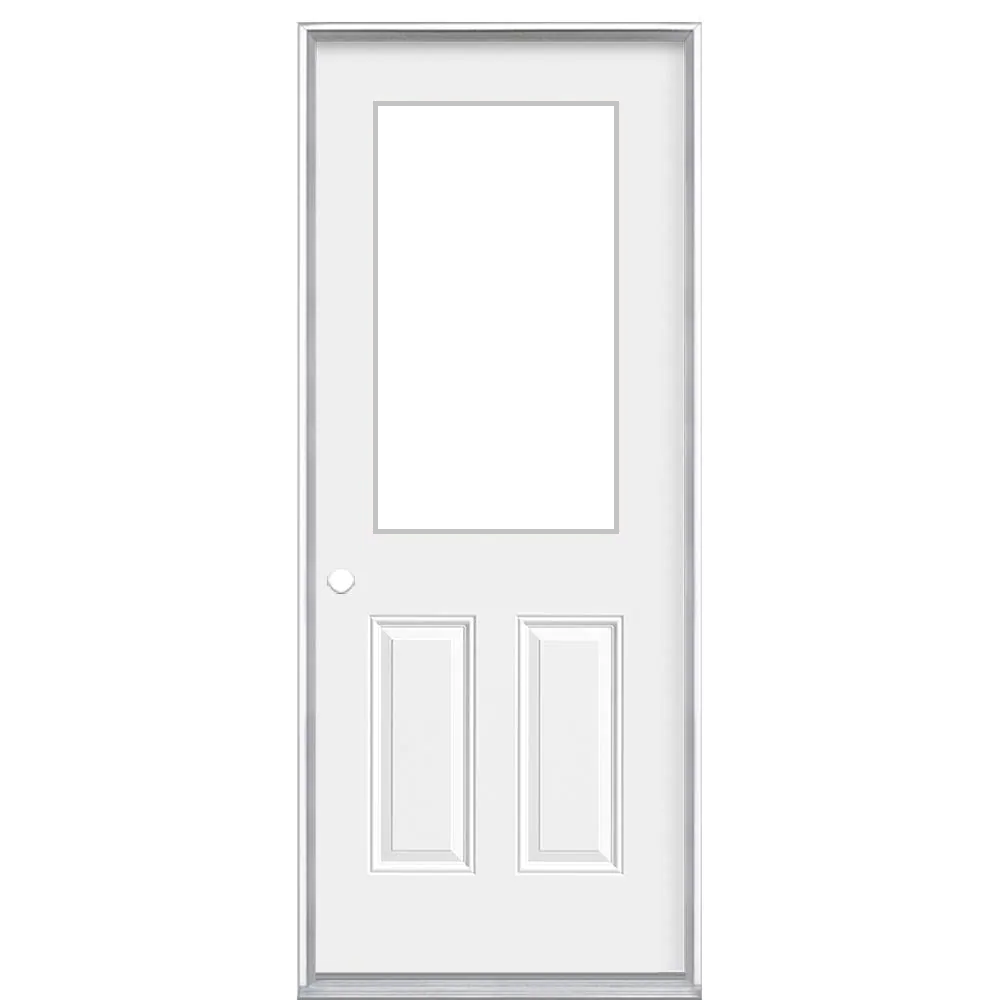 34" Steel Utility Door, 1 Lite Right Hand
