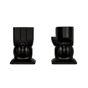 Urban Rail Angle Bracket Set, Textured Black