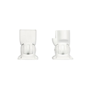 Urban Rail Angle Bracket Set, Textured White