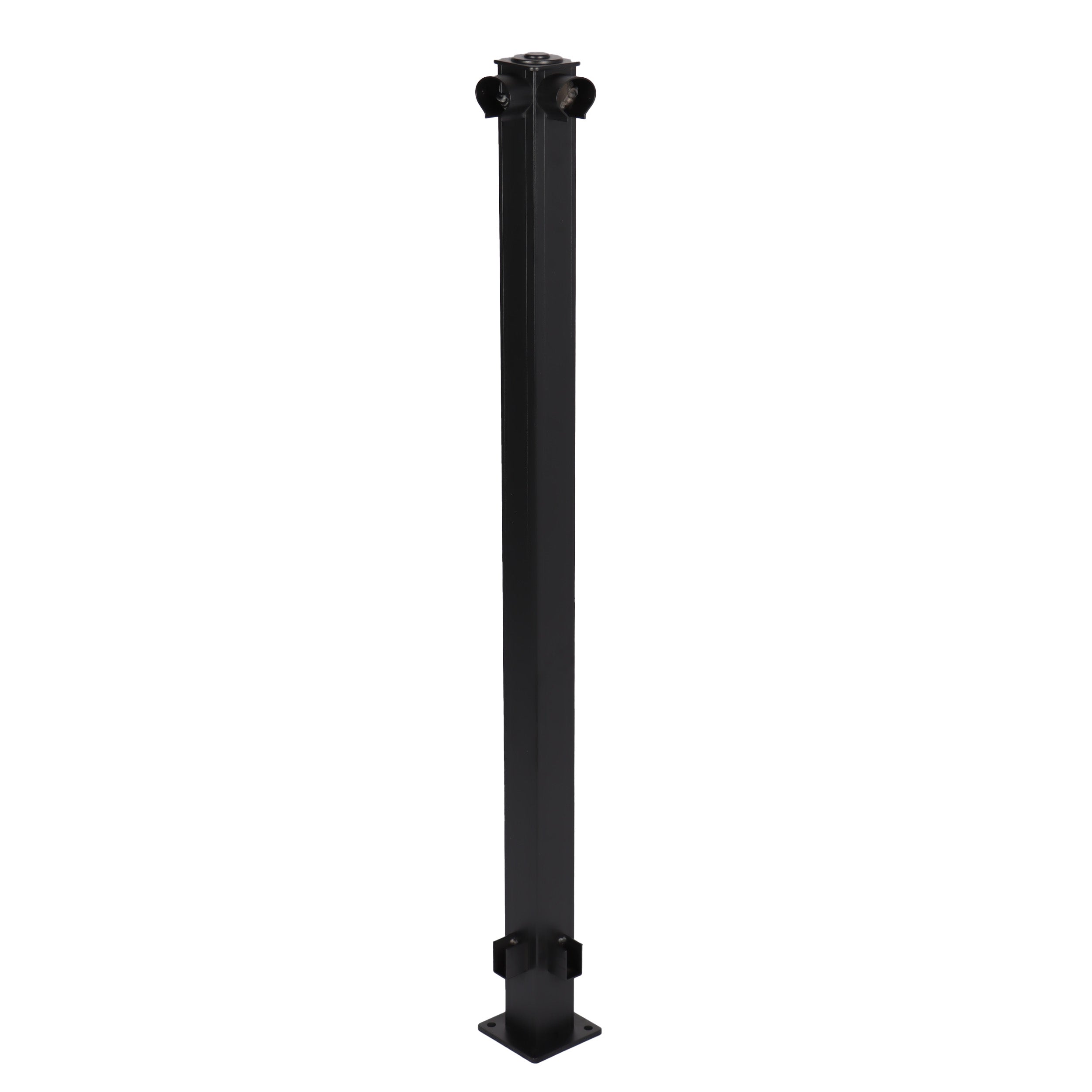 Urban Rail Corner Post, Textured Black