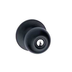 Villa Ball Entry Knob - WR5 Keyway, Matte Black