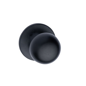 Villa Ball Passage Knob, Matte Black