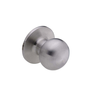 Villa Ball Passage Knob, Satin Stainless Steel