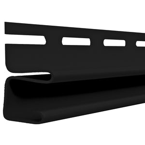 1/2" Vinyl F  Channel, Black