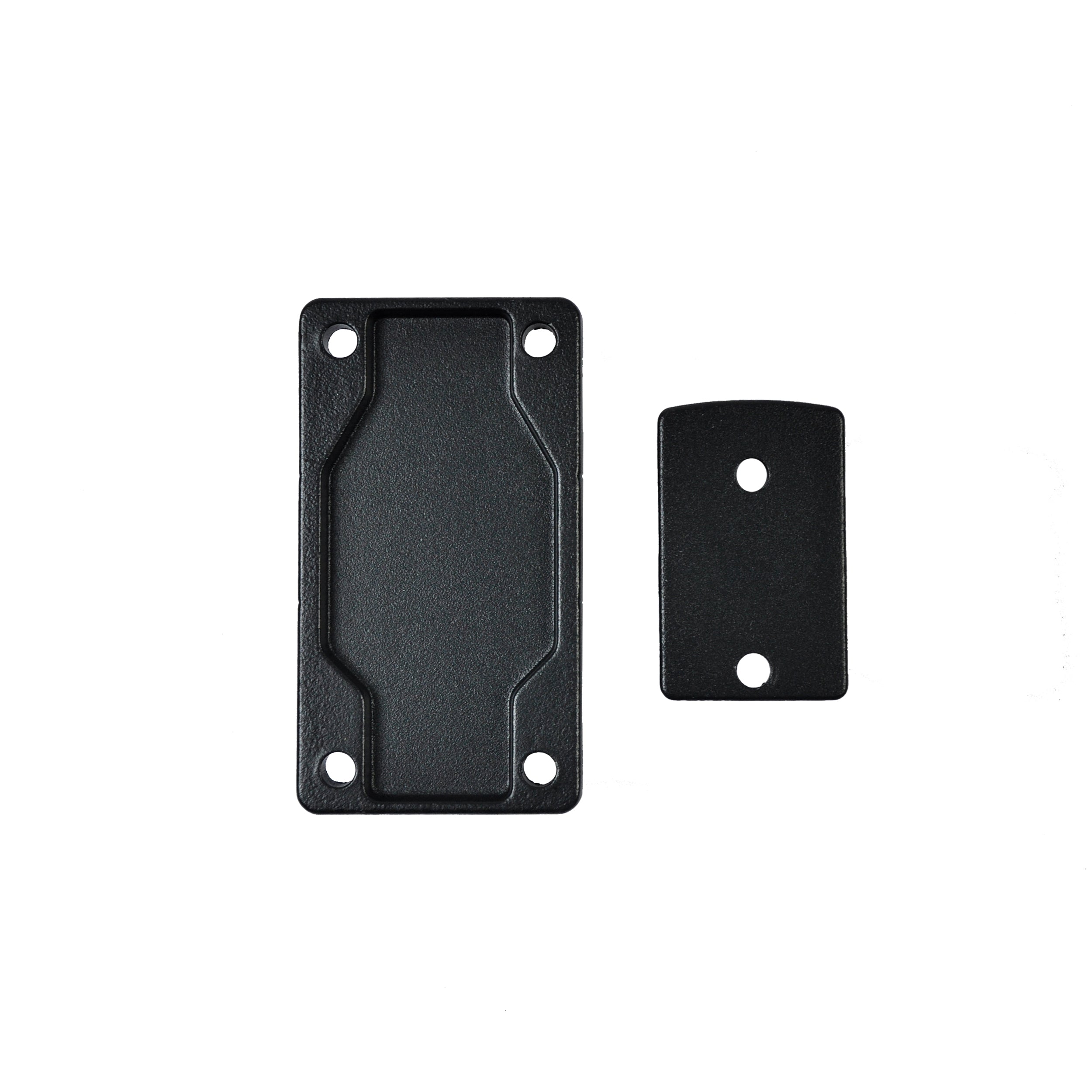Top & Bottom Wall Bracket, Textured Black