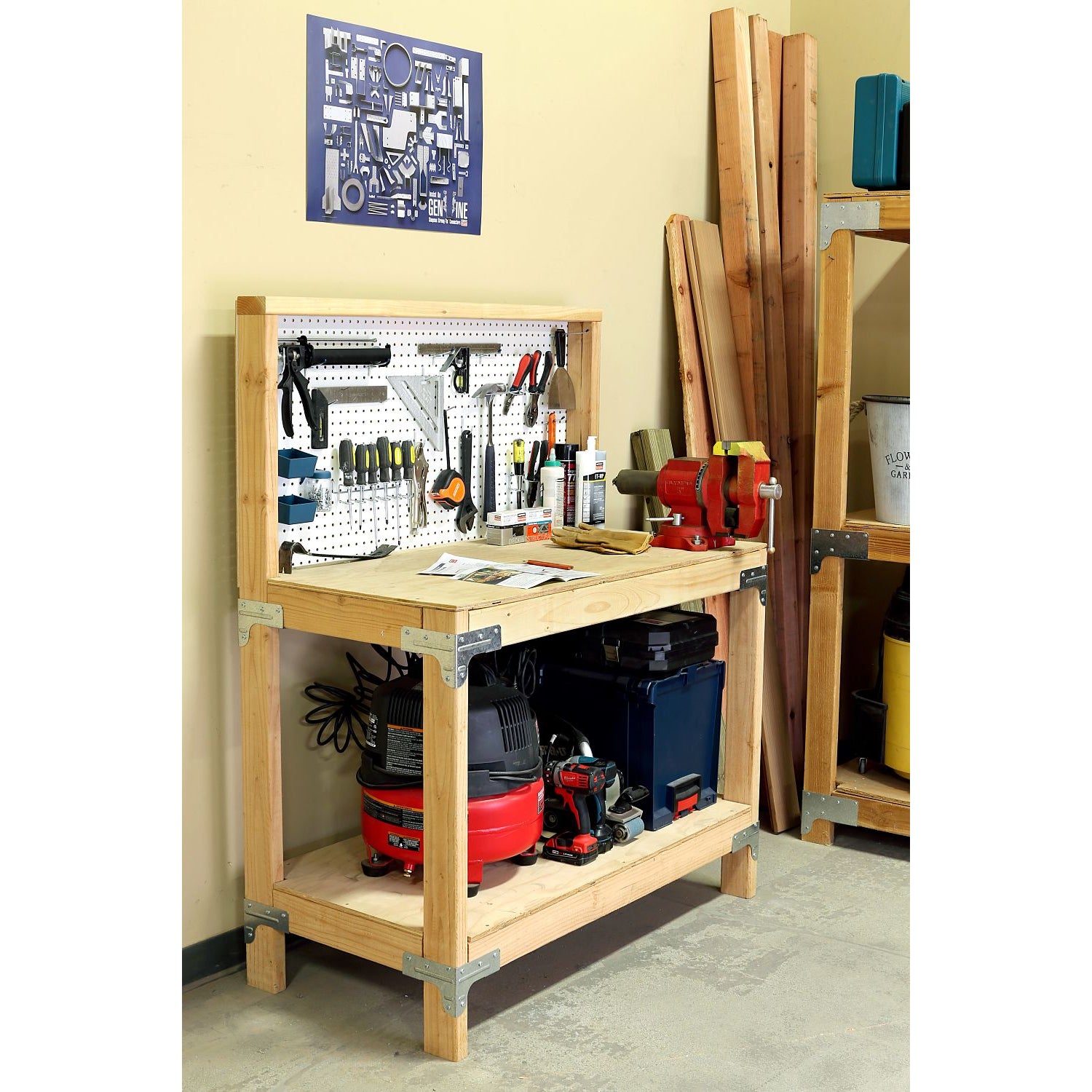 Workbench and Shelving Hardware Kit
