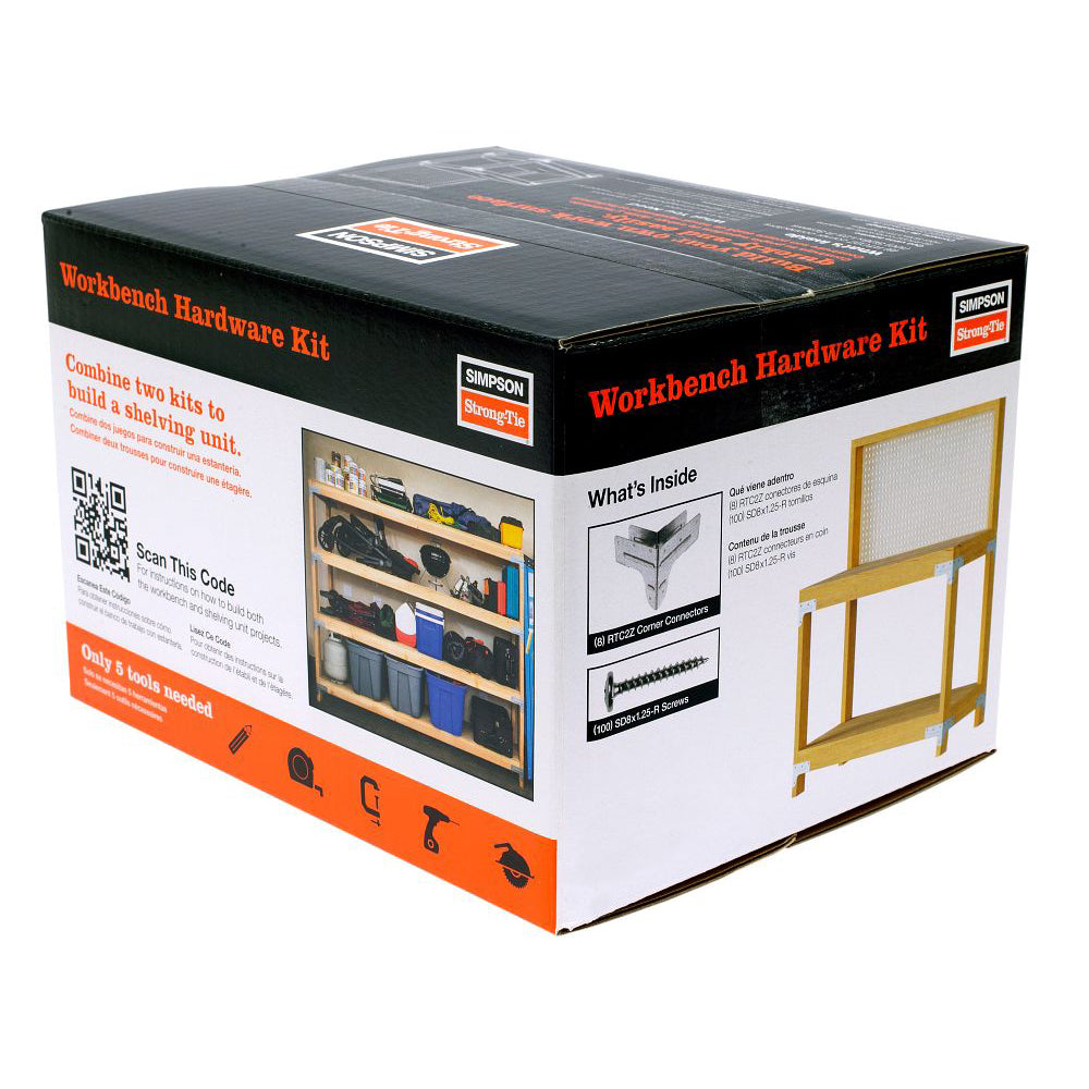 Workbench and Shelving Hardware Kit