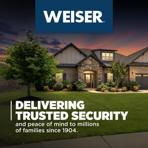 Contemporary Pocket Door Lock- Passage, Black Weiser Pocket Door Lock