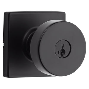 Cambie Knob Keyed Entry, MATTE BLACK