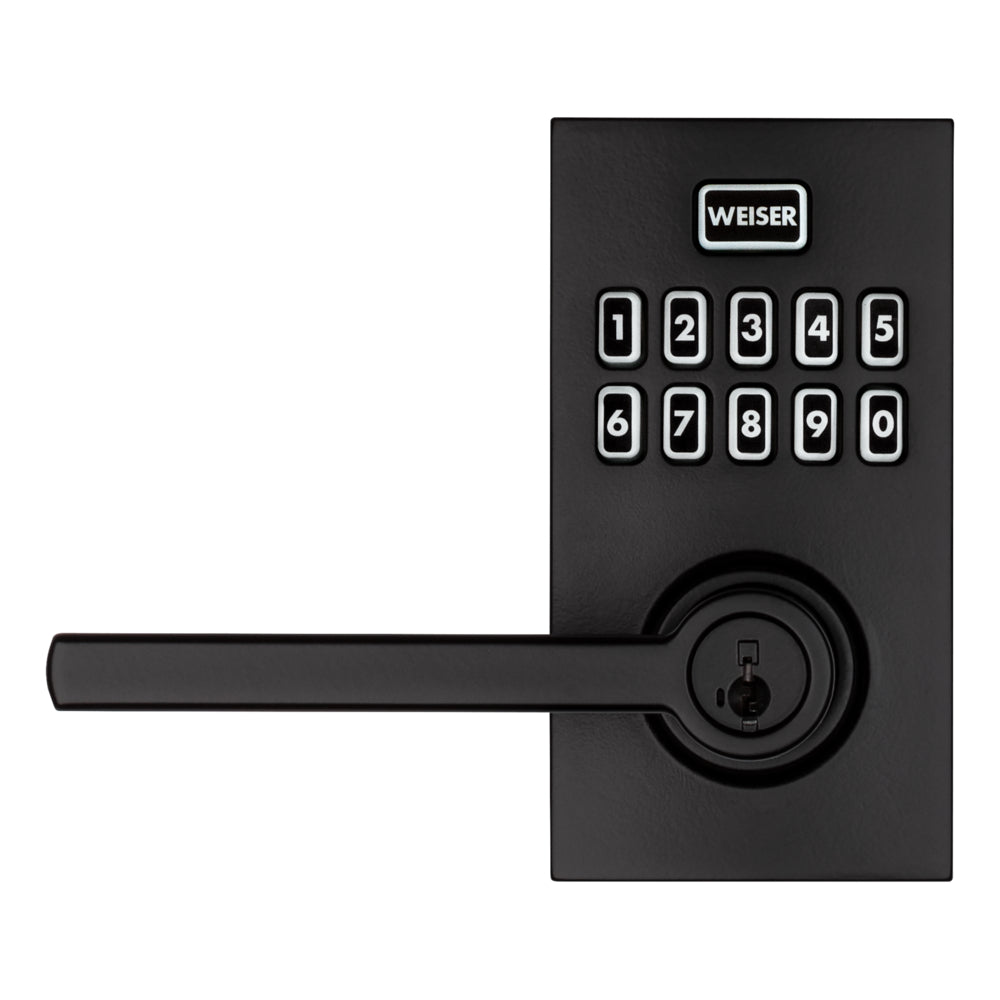 SmartCode 10 Electronic Entry Lever, Iron Black