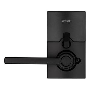 SmartCode 10 Electronic Entry Lever, Matte Black