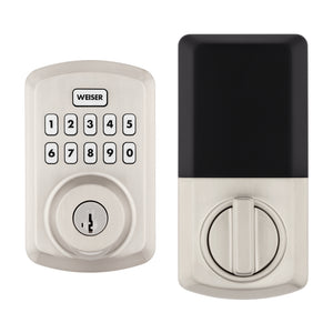 Powerbolt 3 Electronic Deadbolt, Satin Nickel