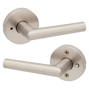 Milan Lever Privacy, SATIN NICKEL