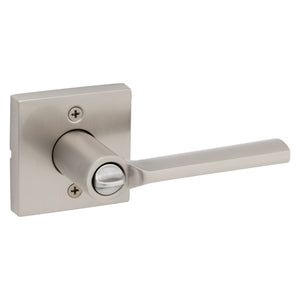 Lisbon Lever Entry, Satin Nickel