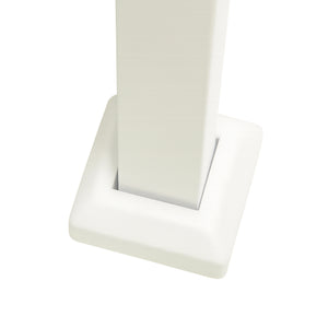 White Stoop Railing Kit for 2-Steps Nuvo Iron