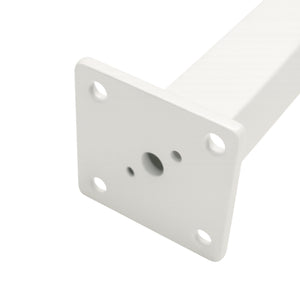 White Stoop Railing Kit for 2-Steps Nuvo Iron