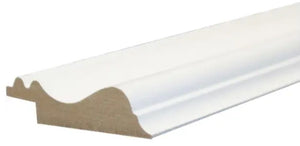 3/4"x2-5/8"x8' MDF Primed Wainscot Cap