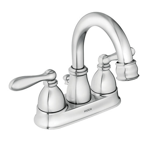 Caldwell Chrome Two-Handle High Arc Bathroom Faucet