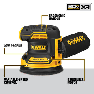 DeWalt 5" Random Orbit Sander (Tool Only)