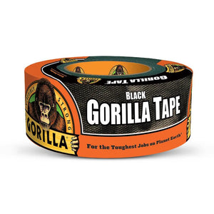 Gorilla Tough & Wide Black Tape, 25yd