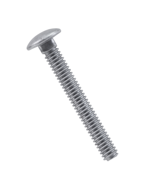 3/8"x10" Carriage Bolt, Galvanized