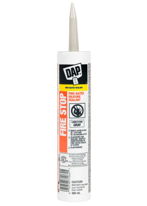 Fire-Rated Silicone, Light Gray 300ML