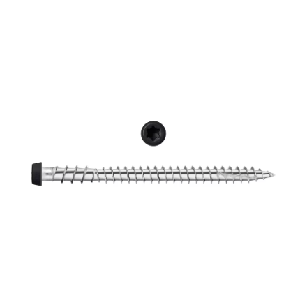 2-3/4" Starborn CAP-TOR #10 Stainless Steel Screws, Dark Slate #55 (100 Pieces)