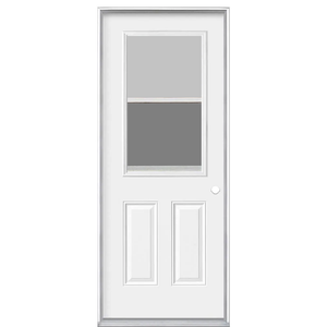 36" Steel Utility Door, Vented Left Hand