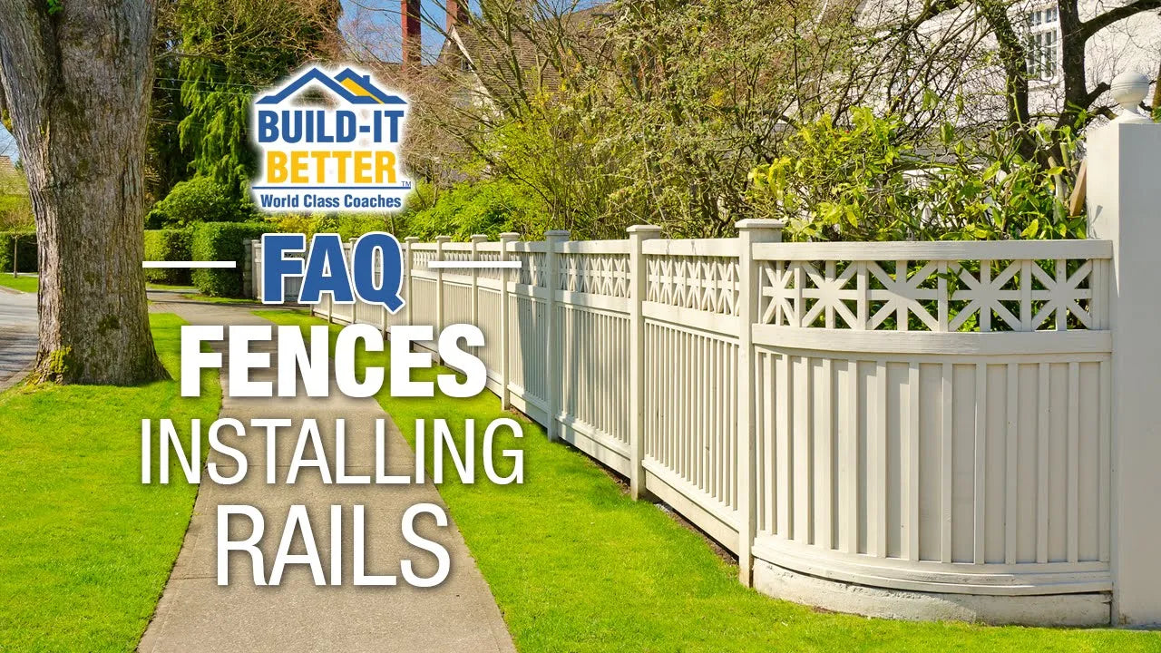 Installing Fence Rails