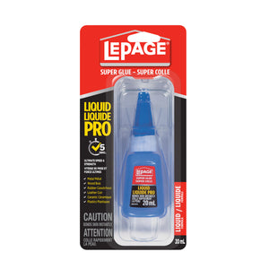 LePage Super Glue Liquid Professional, Clear 20g