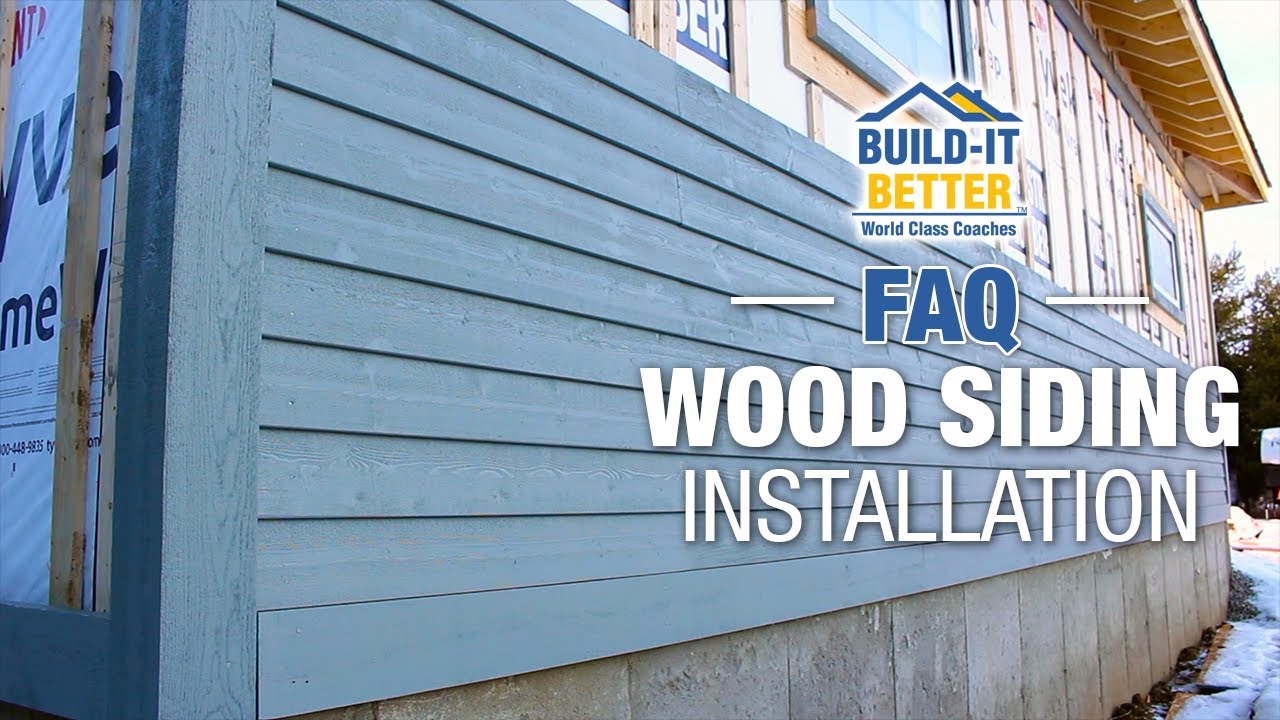 Installing your Wood Siding
