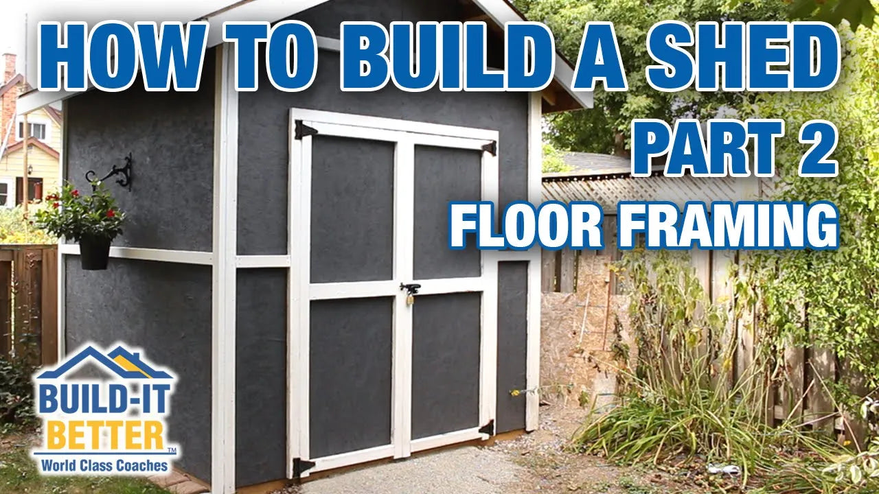 How to Frame a Shed Floor