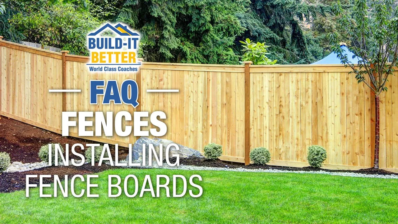 Installing Fence Boards