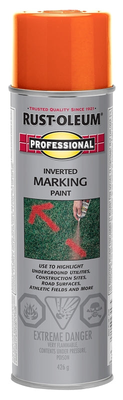 Rust-Oleum Spray 426G Inverted Marking Paint Red-Orange