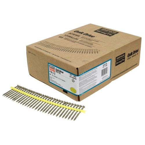 Deck-Drive™ DSV WOOD Screw (Collated) — #10 x 3 in. T25 6-Lobe, Tan (1000-Qty)