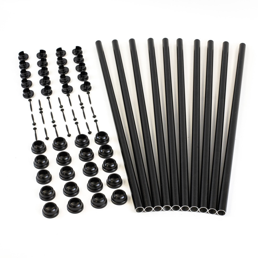 SNAP'N LOCK™ BALUSTER KIT ROUND 25" PK10 BLACK ALUM